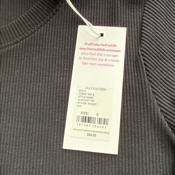 NWT!! 💕🏝️🖤 Lilly Pulitzer Alanis Knit Top - Picture 2 of 11